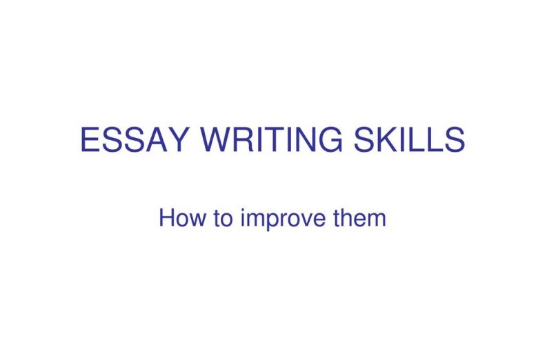 essay about improving your skills